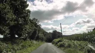Driving From Saint Servais To The Monument de Kerhamon, Duault, C&ocirc;tes-d'Armor, Brittany