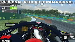 F1 Mobile Racing Hungary Personal Record + Setup!