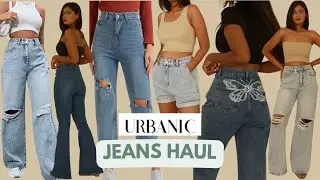 URBANIC  TRENDY JEANS HAUL | HIGH WAISTED JEANS , WIDE LEG , STRAIGHT LEG | TRY ON | ASH WINI