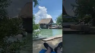Chilling in the Caribbean at Rosario Island in cartagena Colombia ￼