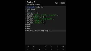 Swapping Of Two Numbers In C Program || C program To Swap Two Numbers 