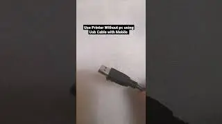 Use Printer Without Pc /Wifi | Use Printer in Mobile #shorts #pc #new #tricks