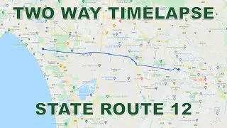TWO WAY TIMELAPSE | State Route 12 | State Routes Melbourne (Time Lapse Driving 4K)