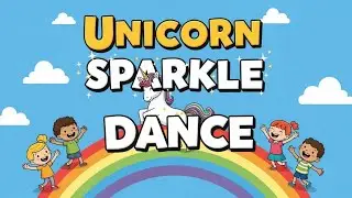 Unicorn Sparkle Dance 🦄✨💃 | Fun Learning Dance & Colors Song for Kids | Happy Tales & Tunes