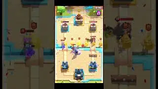 1PV omg 😱😱 #clashroyale #1hpclutches