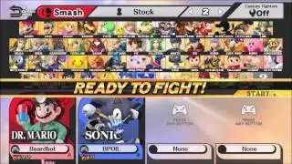 Beardbot(Meta Knight, DrMario) Vs. BPOil(Sonic) Brackets & Brews