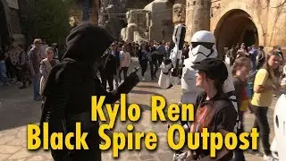 Kylo Ren at Black Spire Outpost | Star Wars: Galaxy's Edge | Disneyland