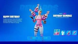 Fortnite - 4th Birthday - Throw Birthday Presents