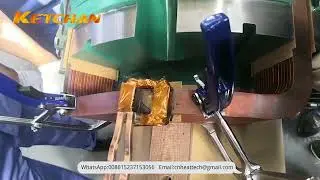 Turbo-generator Rotors Copper Winding Turns Brazing with Induction