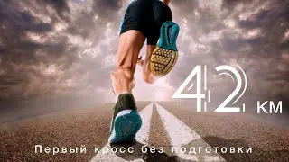 БЕГ НА 42км без подготовки !!!