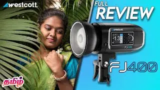 Westcott FJ400 flash Review | Godox Comparison | Photoshoot தமிழ் MirrorME Studio Tamil Photography