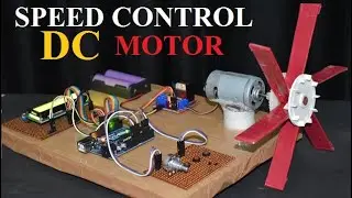 How To Make Speed Control DC Motor, Speed Control DC Motor Using Potentiometer