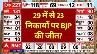 Mumbai BMC Election Results 2026 Live Updates: 29 में से 23 निकायों पर BJP की जीत? | NCP | UBT