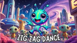 🎵 Zig Zag Dance | The Funny Alien | Fun Kids Song 🎵