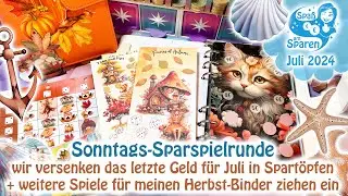 ️💕 Letzte Sparspiel-Runde für Juli & Nachschub für meinen Herbst Binder ️💕
