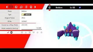 Shiny Boldore - Pokemon Sword & Shield - Dynamax Adventures