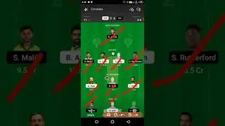 KAR vs PES Dream11 2 Grand League Team | KAR vs PES GL Team | Kar vs Pes Dream11 Prediction| #Shorts