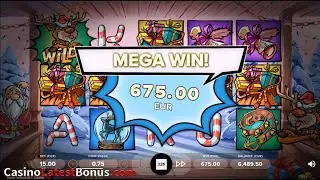 Santa vs Rudolf Slot from NetEnt (FREESPINS, BONUS, BIGWIN, SUPERBIGWIN, MEGAWIN)