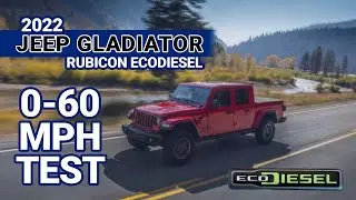 How quick is the 2022 Jeep Gladiator Rubicon Ecodiesel? #shorts