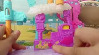 Polly Pocket And Flamingo Car Wash Unboxing ASMR 