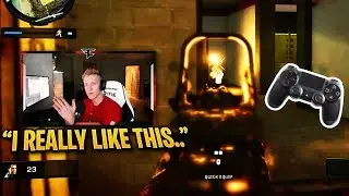 Tfue's FIRST Call of Duty Blackout Battle Royale Game! (USES CONTROLLER)