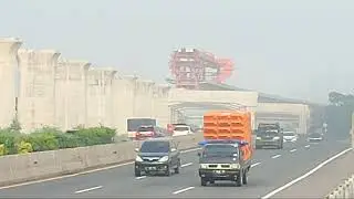 Girder 213 Sisa 130 Menuju Tegalluar #progres kereta cepat jakarta-bandung