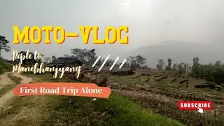 पिप्ले देखि मानेभञ्ज्याङ, खाँदबारी || Piple to Manebhanjyang, Khandbari Moto Vlog || Vlog Series ||