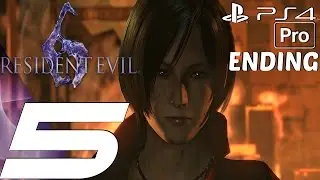 Resident Evil 6 (PS4) - Gameplay Walkthrough Part 5 - Final Boss & Ending (Ada) [1080P 60FPS]