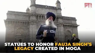 Punjab: Moga artist sculpts statues in memory of legendary athlete Fauja Singh