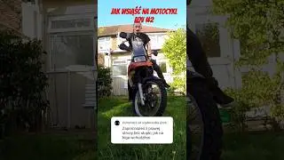 Jak wsiąść na motocykl ADV #motovlog #motocykle #adv