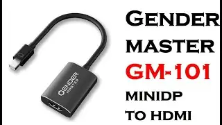 GenderMaster Mini DisplayPort Thunderbolt to HDMI - iMac, MacBook - 4k/UltraHD/4096x2160@60Hz(4:4:4)