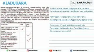 SIAP TKA Latihan Soal TKA SMA Bidang Bahasa Indonesia #4