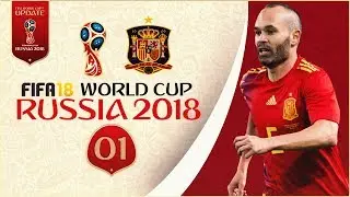 FIFA 18 World Cup - SPAIN AT RUSSIA 2018 - GROUP STAGE!! [Legendary With Sliders]