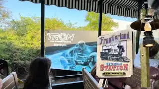 Walt Disney World Railroad  2023 Updated! Tracks Under TRON Coaster Train Ride Around Magic Kingdom