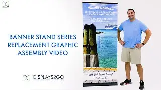 How to Replace Retractable Banner Graphics | Product Assembly | Displays2go&reg;