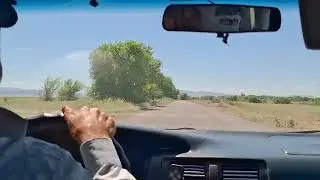 Проезд по улицам на ст Коксу, дорога в 3ю пятилетку