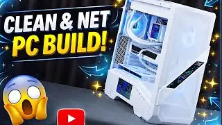 Clean & Neat White RGB PC Build | RTX Aesthetic Setup 🤍✨