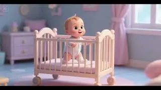 🍼🌙 The Crib Wheels Go Slow and Soft | Nursery Rhymes & Lullabies 🎵✨