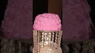 ROSETTE CAKE | PINK FLOWER DESIGN | CAKE TUTORIAL