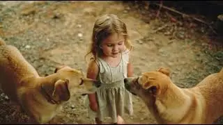 dog save little girl from another dogs 2#dog #rescue #respect