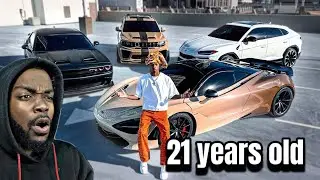 Divine REACTS To Quan INSANE 21 YEAR OLD CAR COLLECTION!!