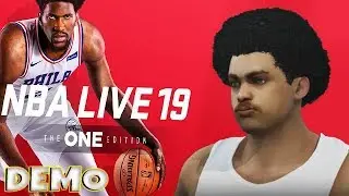 NBA LIVE 19 Demo - My First Impressions  Gameplay (Face Scan)