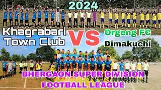 Orgeng FC Dimakuchi Vs Khagrabari Town Club Bhergaon Super Division Football league at Khagrabari