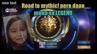 Road to Mythic pero daan muna tayo sa Legend rank | mobile legends #mlbb #roadtomythic