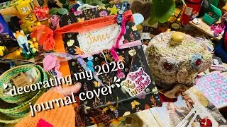 Decorate 2026 art journal cover composition notebook Part 1 LIVE REPLAY 