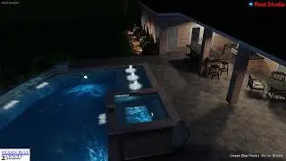 Ocean Blue Pools swimming pool rendering