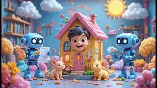 Busy Little Robots 🤖⚙️ Fun Learning & Action Song for Toddlers and Kids