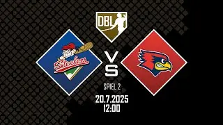 Live 🔴 Deutsche Baseball Liga: Hamburg Stealers vs. Cologne Cardinals - Spiel 2