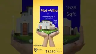 &ldquo;Villa + Plot for Sale in Puzhal | Best Location, Great Investment #realestatehelp #villa #plot