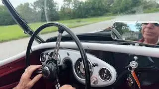 Austin-Healey 100M Roadster 1956 - conduite